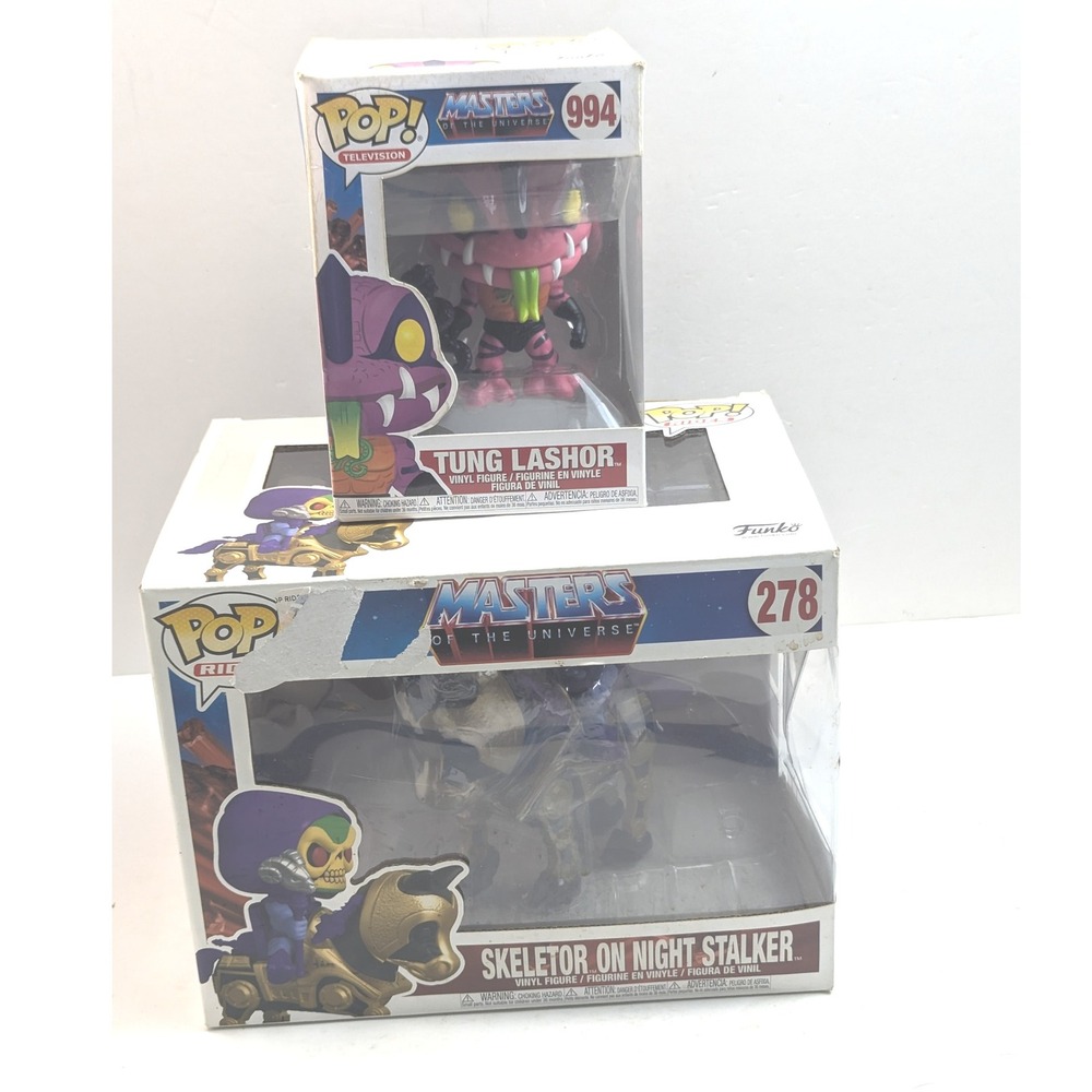 Funko POP! Masters of the Universe Tung Lashor #994 Skeletor #278 Vinyl‎ Figures